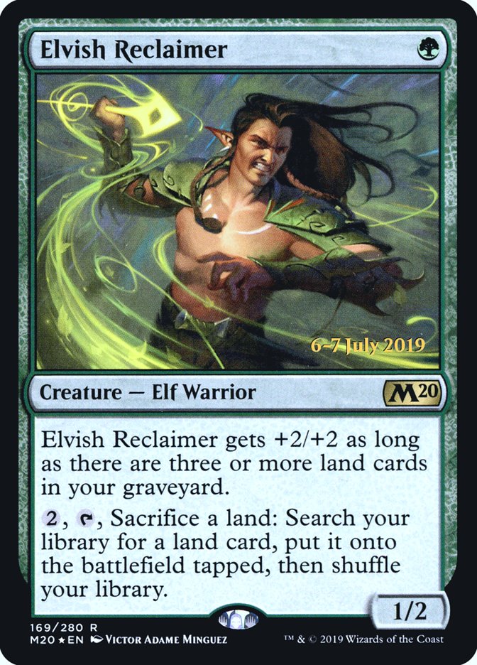 Elvish Reclaimer  [Core Set 2020 Prerelease Promos] | Exor Games Bridgewater