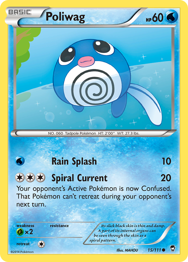 Poliwag (15/111) [XY: Furious Fists] | Exor Games Bridgewater