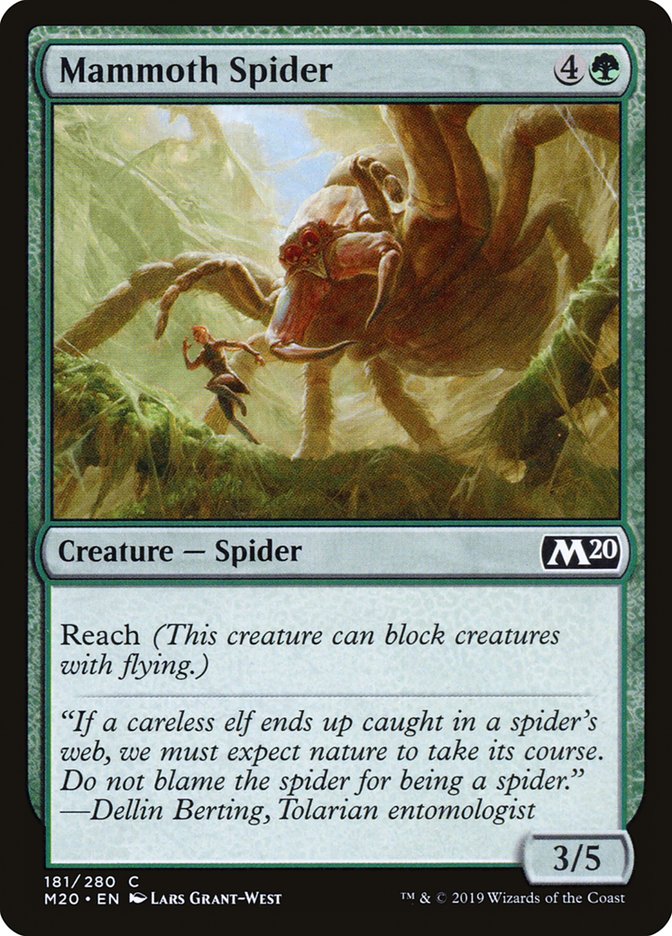 Mammoth Spider [Core Set 2020] | Exor Games Bridgewater