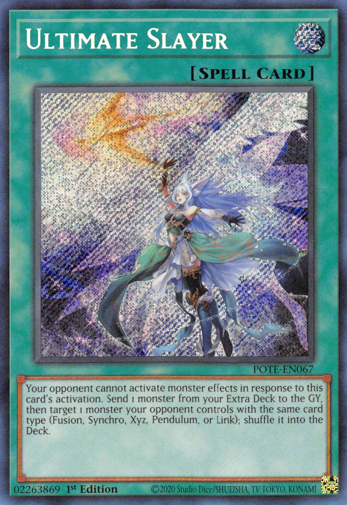 Ultimate Slayer [POTE-EN067] Secret Rare | Exor Games Bridgewater