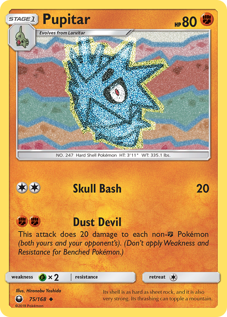 Pupitar (75/168) [Sun & Moon: Celestial Storm] | Exor Games Bridgewater