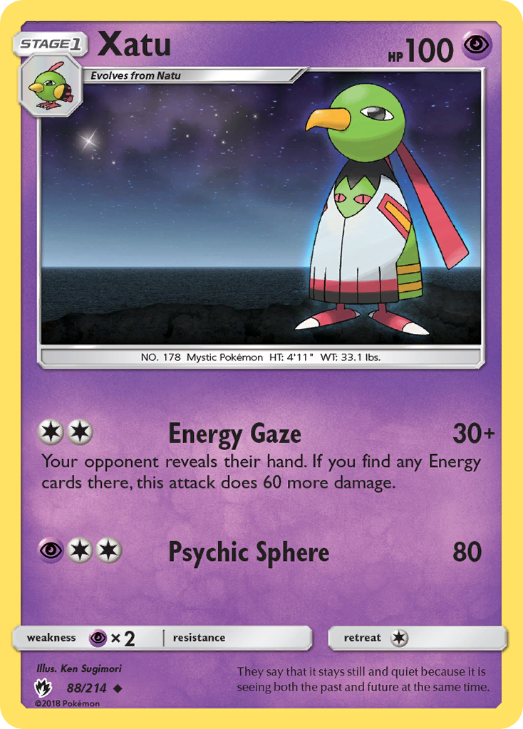 Xatu (88/214) [Sun & Moon: Lost Thunder] | Exor Games Bridgewater