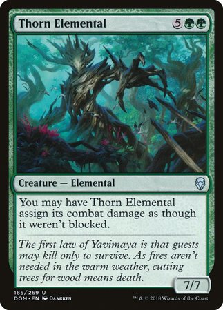 Thorn Elemental [Dominaria] | Exor Games Bridgewater