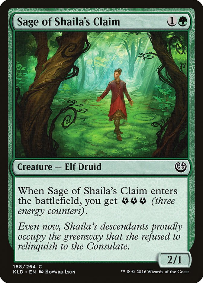 Sage of Shaila's Claim [Kaladesh] | Exor Games Bridgewater