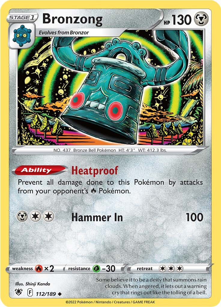 Bronzong (112/189) [Sword & Shield: Astral Radiance] | Exor Games Bridgewater