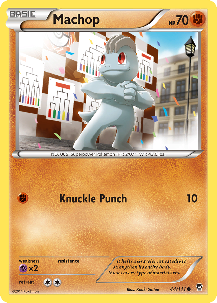 Machop (44/111) [XY: Furious Fists] | Exor Games Bridgewater