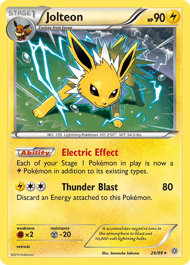 Jolteon (26/98) [XY: Ancient Origins] | Exor Games Bridgewater