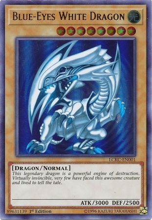 Blue-Eyes White Dragon (Version 2) [LCKC-EN001] Ultra Rare | Exor Games Bridgewater