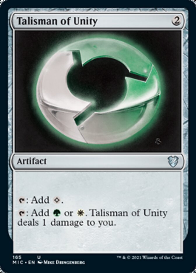 Talisman of Unity [Innistrad: Midnight Hunt Commander] | Exor Games Bridgewater