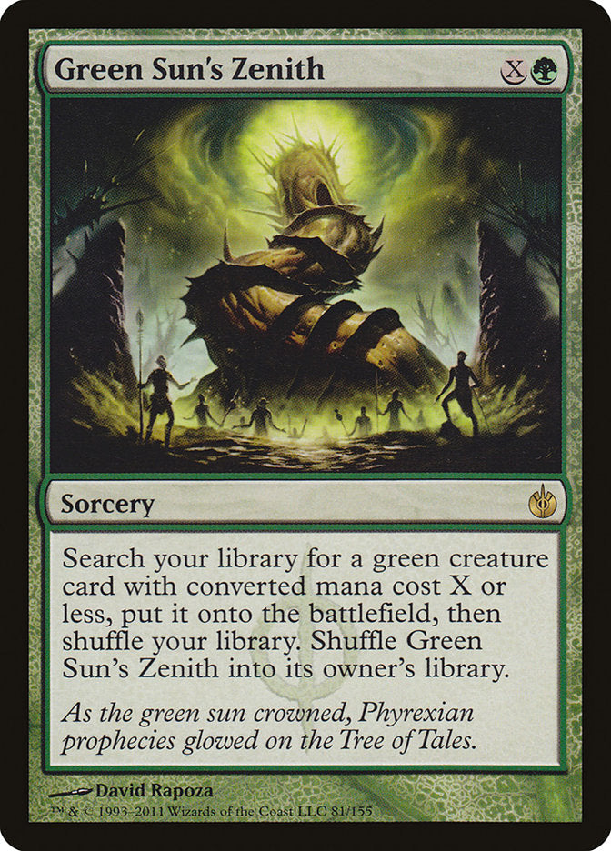 Green Sun's Zenith [Mirrodin Besieged] | Exor Games Bridgewater