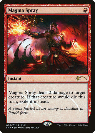 Magma Spray [Friday Night Magic 2014] | Exor Games Bridgewater