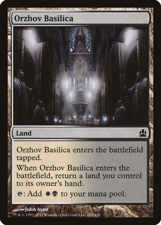 Orzhov Basilica [Commander 2011] | Exor Games Bridgewater