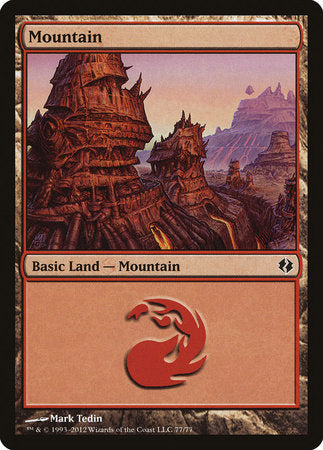 Mountain (77) [Duel Decks: Venser vs. Koth] | Exor Games Bridgewater