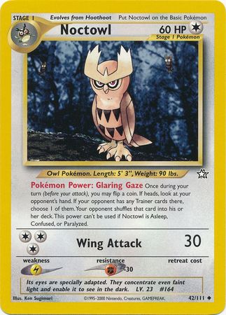 Noctowl (42/111) [Neo Genesis Unlimited] | Exor Games Bridgewater