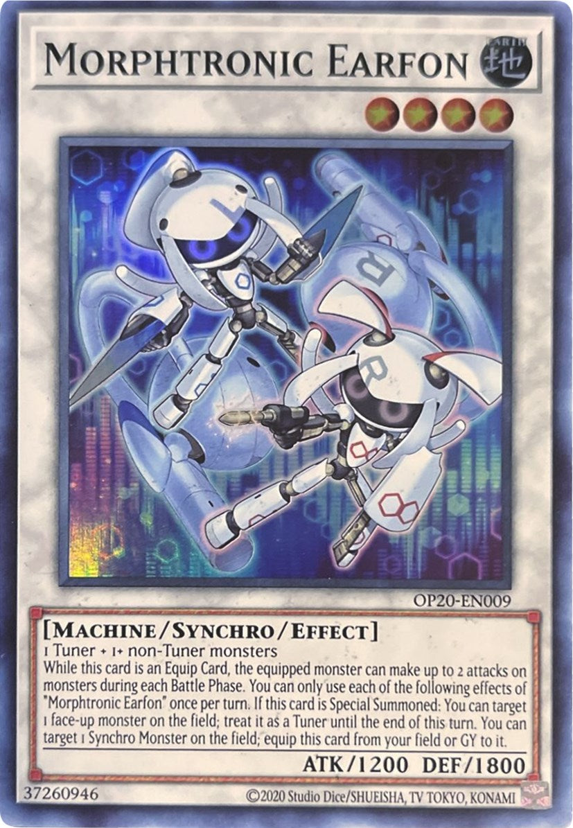 Morphtronic Earfon [OP20-EN009] Super Rare | Exor Games Bridgewater