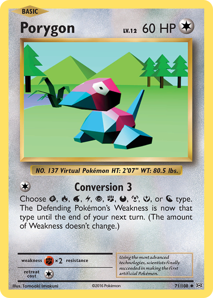 Porygon (71/108) [XY: Evolutions] | Exor Games Bridgewater