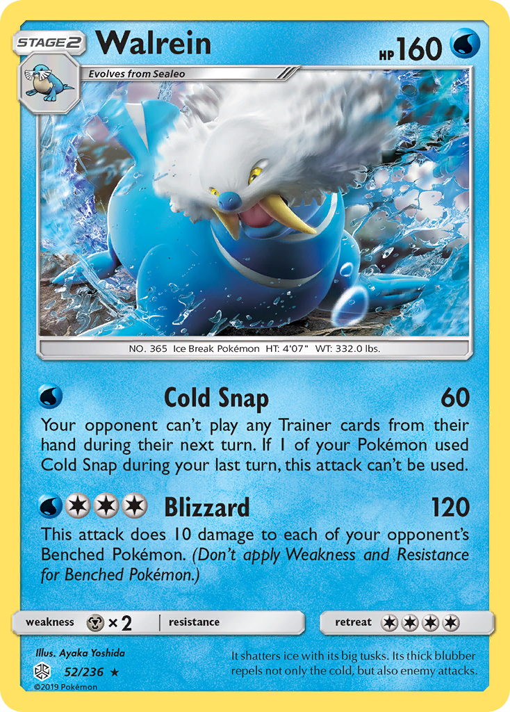 Walrein (52/236) [Sun & Moon: Cosmic Eclipse] | Exor Games Bridgewater