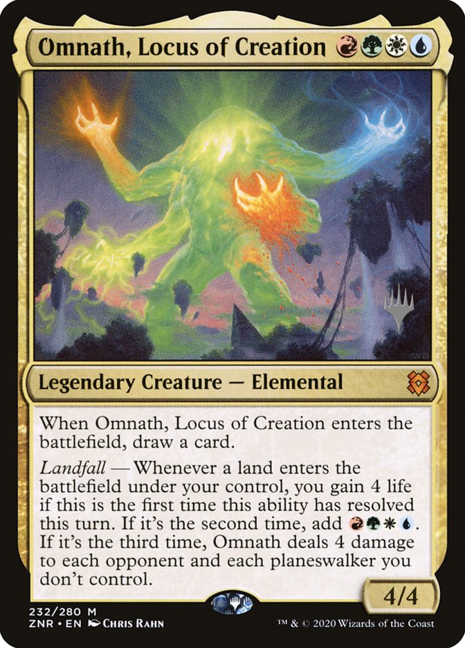 Omnath, Locus of Creation (Promo Pack) [Zendikar Rising Promos] | Exor Games Bridgewater