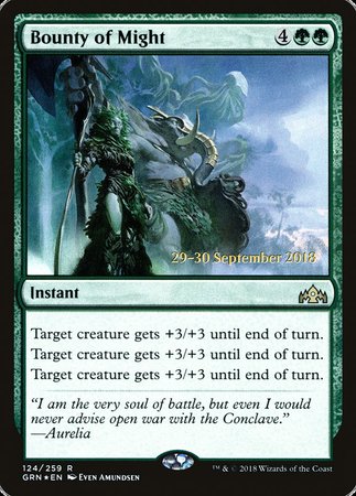 Bounty of Might [Guilds of Ravnica Promos] | Exor Games Bridgewater