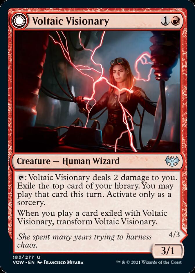 Voltaic Visionary // Volt-Charged Berserker [Innistrad: Crimson Vow] | Exor Games Bridgewater