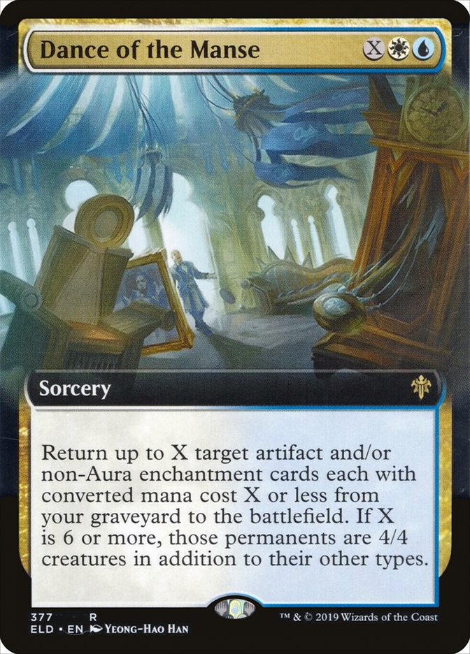 Dance of the Manse (Extended Art) [Throne of Eldraine] | Exor Games Bridgewater