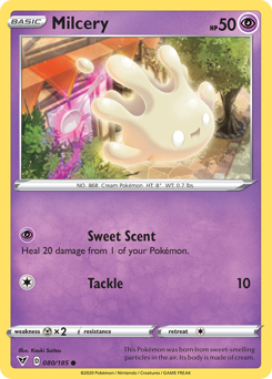 Milcery (080/185) [Sword & Shield: Vivid Voltage] | Exor Games Bridgewater