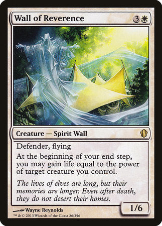 Wall of Reverence [Commander 2013] | Exor Games Bridgewater