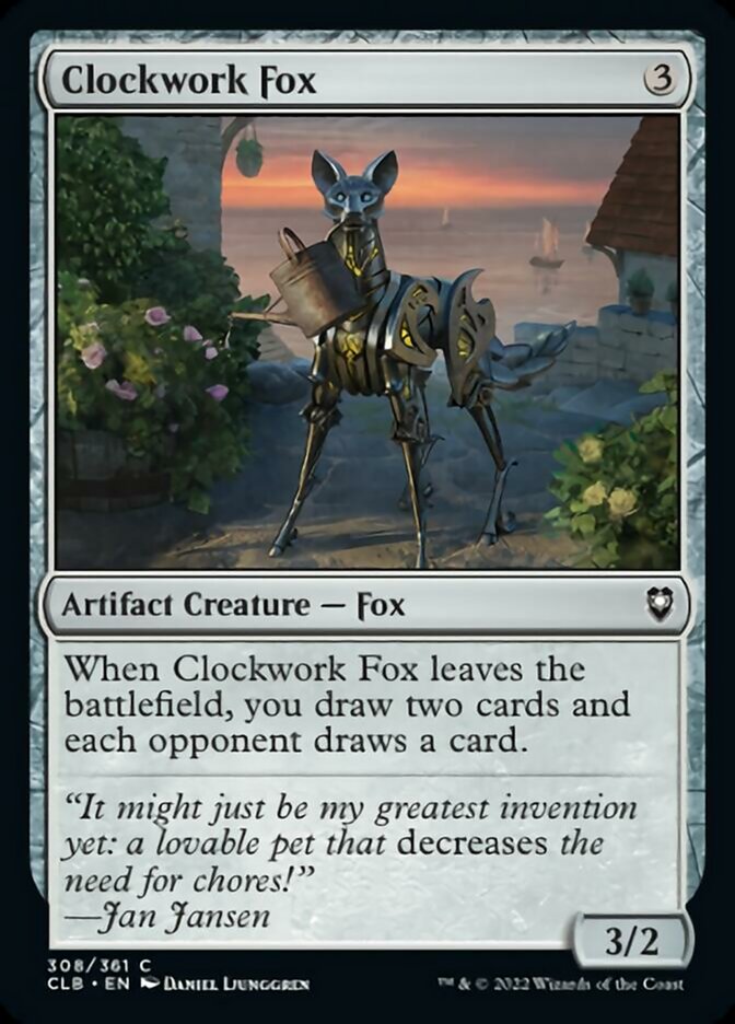 Clockwork Fox [Commander Legends: Battle for Baldur's Gate] | Exor Games Bridgewater