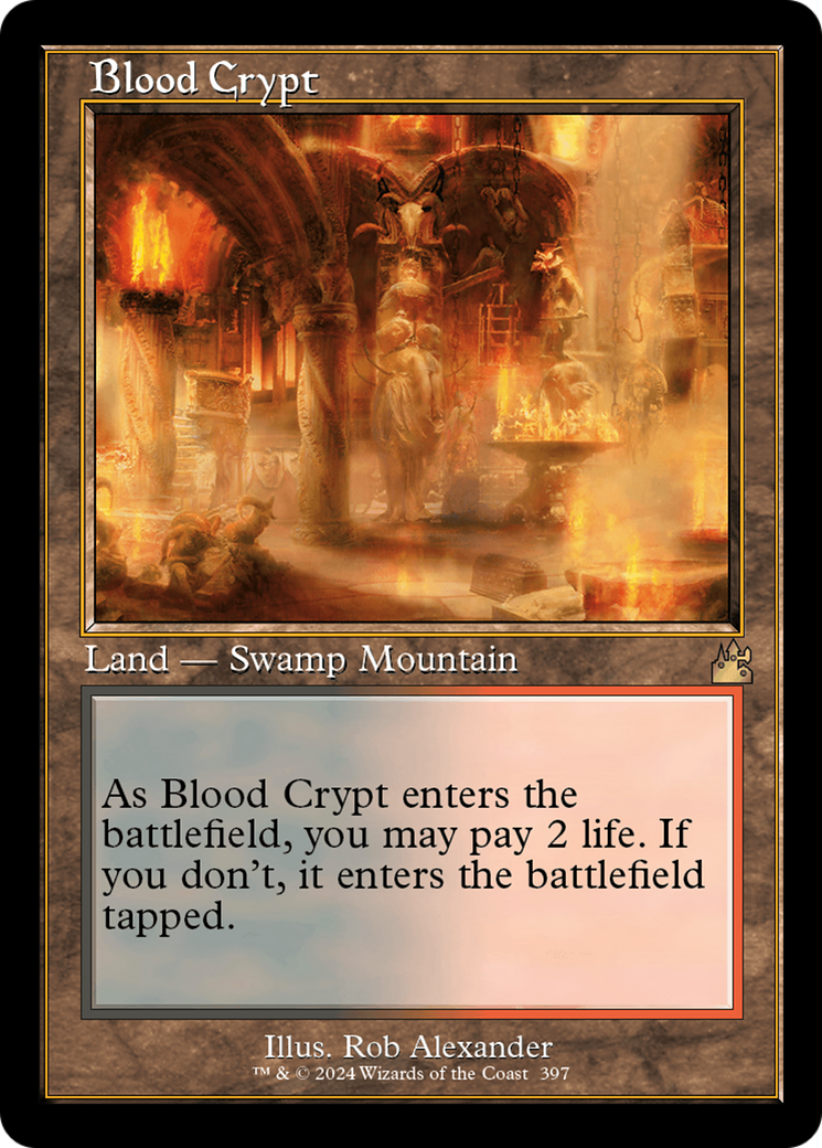 Blood Crypt (Retro) [Ravnica Remastered] | Exor Games Bridgewater