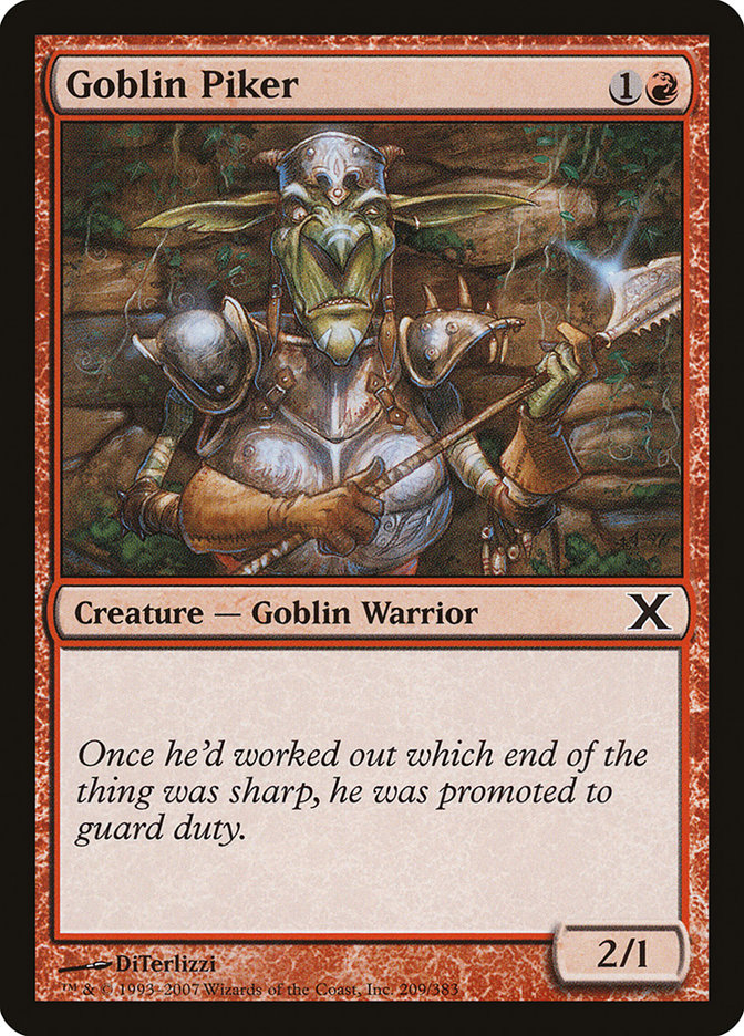 Goblin Piker [Tenth Edition] | Exor Games Bridgewater