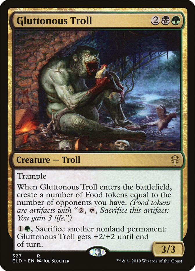 Gluttonous Troll [Throne of Eldraine] | Exor Games Bridgewater