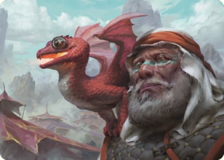 Dragon Whelp Art Card [Dominaria United Art Series] | Exor Games Bridgewater