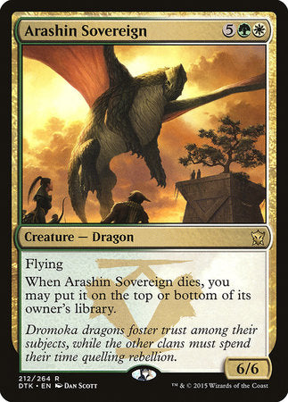 Arashin Sovereign [Dragons of Tarkir] | Exor Games Bridgewater