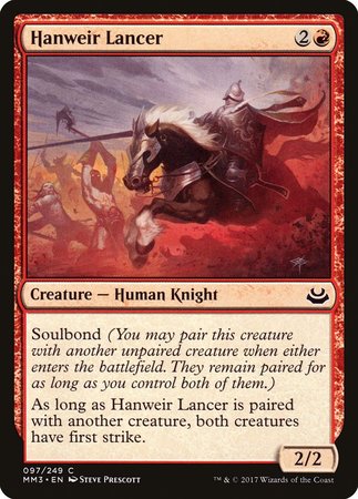 Hanweir Lancer [Modern Masters 2017] | Exor Games Bridgewater