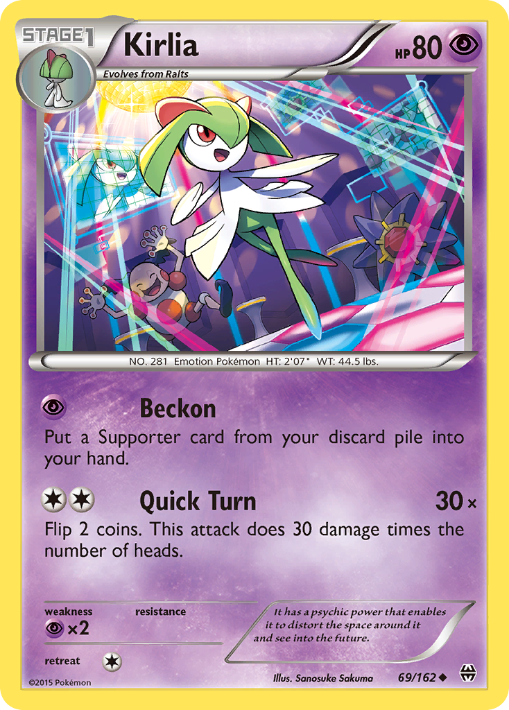 Kirlia (69/162) [XY: BREAKthrough] | Exor Games Bridgewater