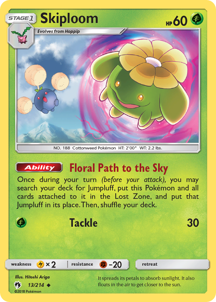 Skiploom (13/214) [Sun & Moon: Lost Thunder] | Exor Games Bridgewater