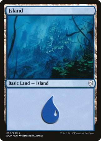 Island (256) [Dominaria] | Exor Games Bridgewater