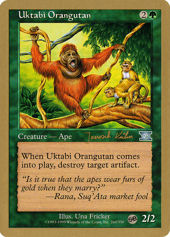 Uktabi Orangutan (Janosch Kuhn) (SB) [World Championship Decks 2000] | Exor Games Bridgewater