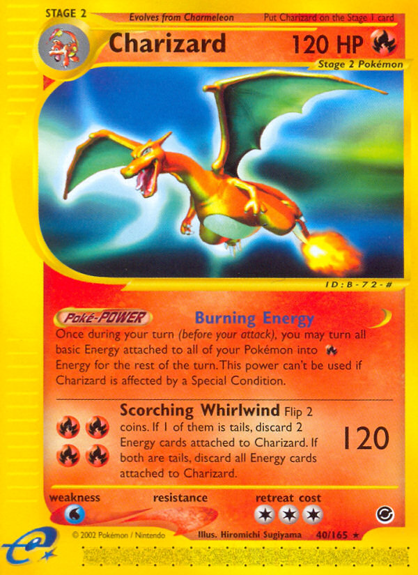 Charizard (40/165) [Expedition: Base Set] | Exor Games Bridgewater