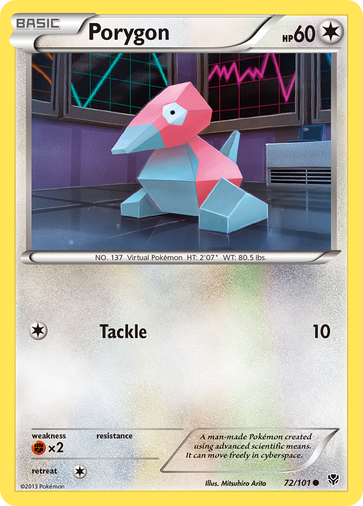 Porygon (72/101) [Black & White: Plasma Blast] | Exor Games Bridgewater