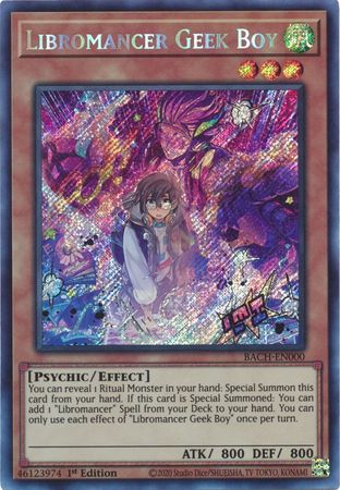 Libromancer Geek Boy [BACH-EN000] Secret Rare | Exor Games Bridgewater