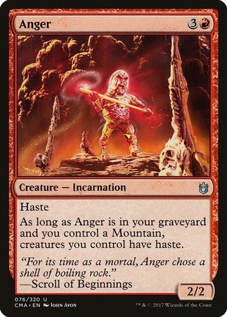 Anger [Commander Anthology] | Exor Games Bridgewater