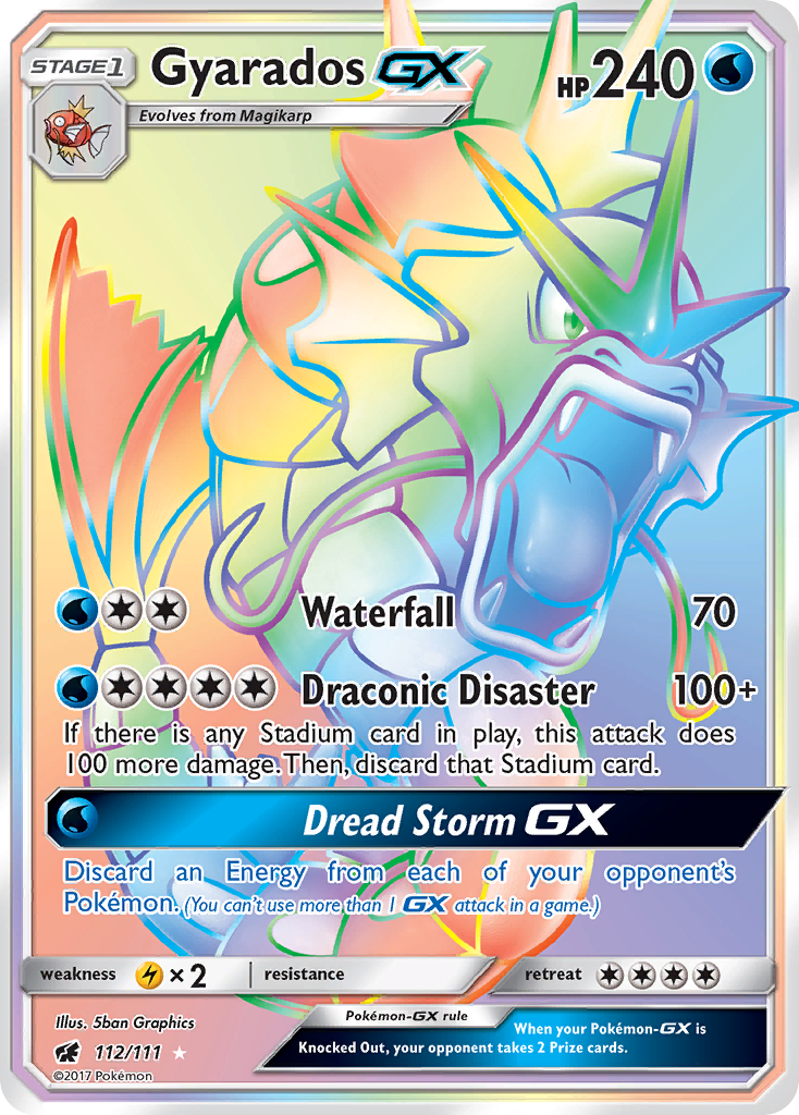 Gyarados GX (112/111) [Sun & Moon: Crimson Invasion] | Exor Games Bridgewater