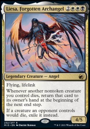 Liesa, Forgotten Archangel (Promo Pack) [Innistrad: Midnight Hunt Promos] | Exor Games Bridgewater