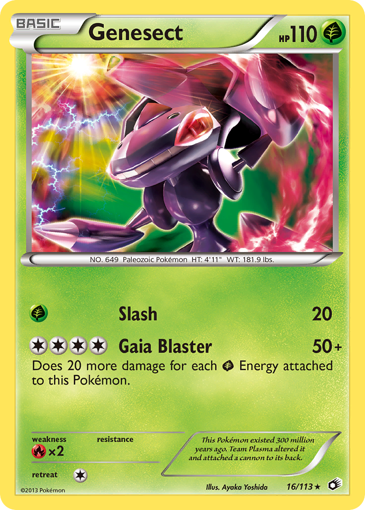 Genesect (16/113) [Black & White: Legendary Treasures] | Exor Games Bridgewater