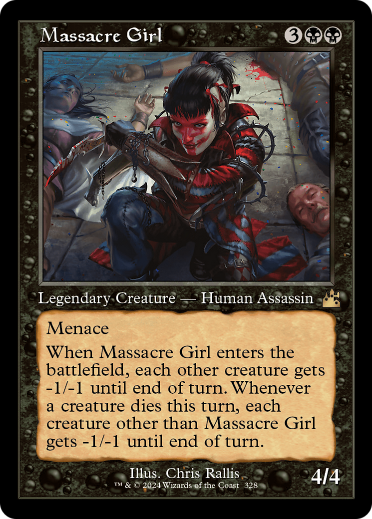 Massacre Girl (Retro) [Ravnica Remastered] | Exor Games Bridgewater