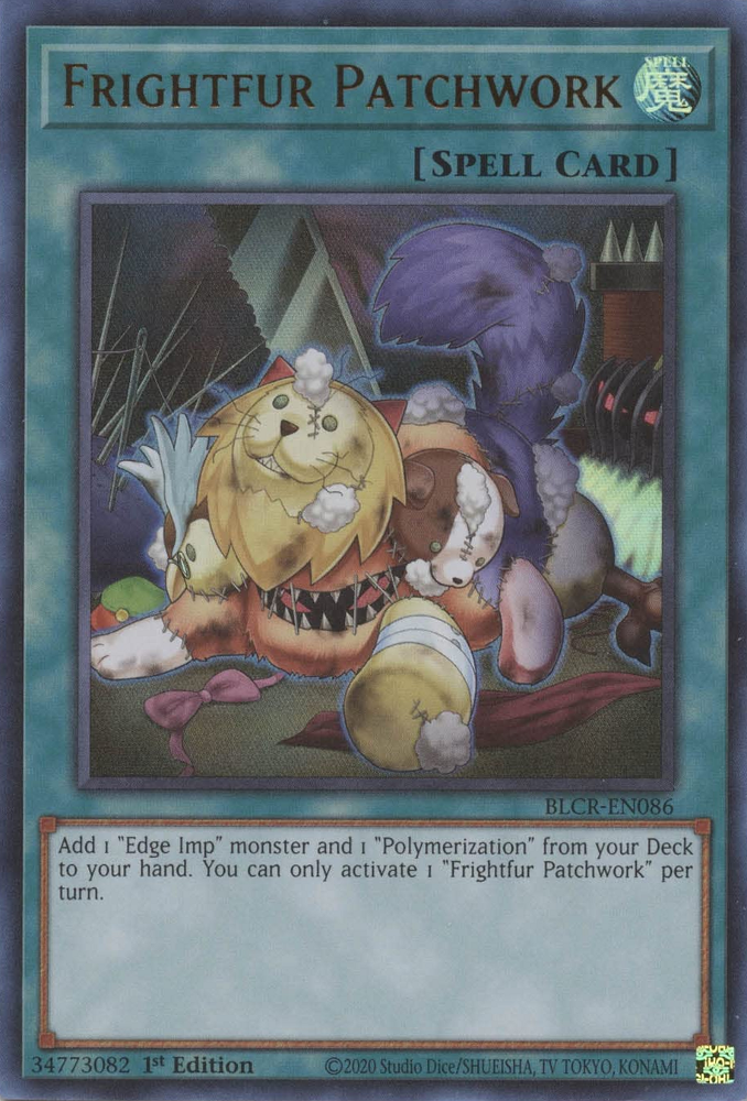 Frightfur Patchwork [BLCR-EN086] Ultra Rare | Exor Games Bridgewater