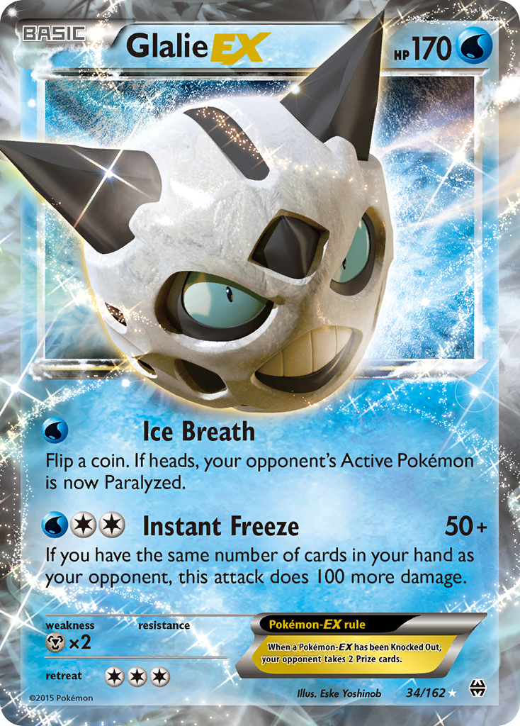 Glalie EX (34/162) [XY: BREAKthrough] | Exor Games Bridgewater