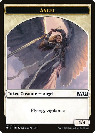 Angel Token [Core Set 2019 Tokens] | Exor Games Bridgewater