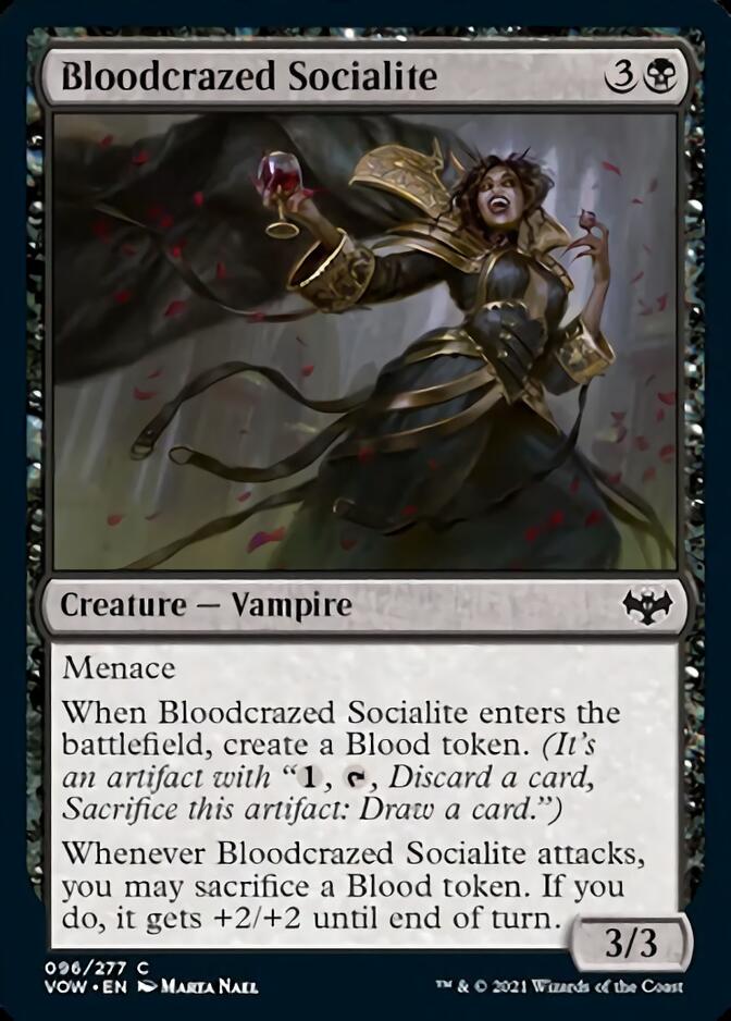 Bloodcrazed Socialite [Innistrad: Crimson Vow] | Exor Games Bridgewater